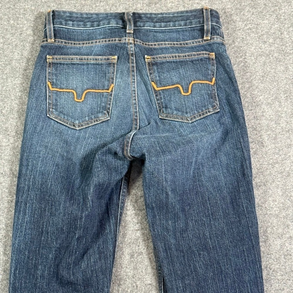 Kimes Ranch Jennifer Dark Wash Flare Leg Western Jeans Womens Size 0/32 USA